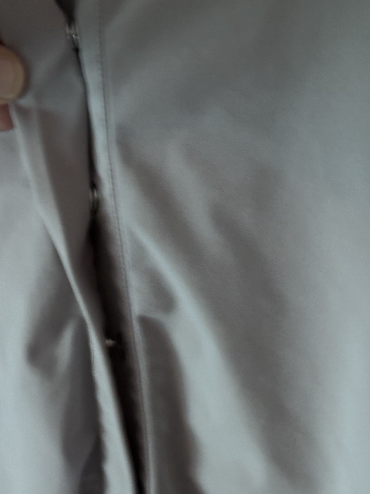 EUC ADAY Something Borrowed Grey Long Sleeve Tech… - image 4