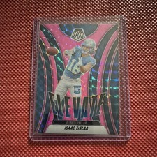Panini Mosaic 2025 Isaac TeSlaa Rookie Elevate Pink Lions Prizm #8