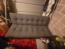 Habitat Kota 3 Seater Fabric Clic Clac Sofa Bed - Charcoal