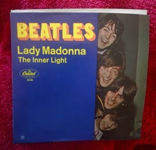 RARE WEST COAST! BEATLES NM- SLEEVE & NM+ VINYL 1964 "Lady Madonna" CLEAN! FLYER