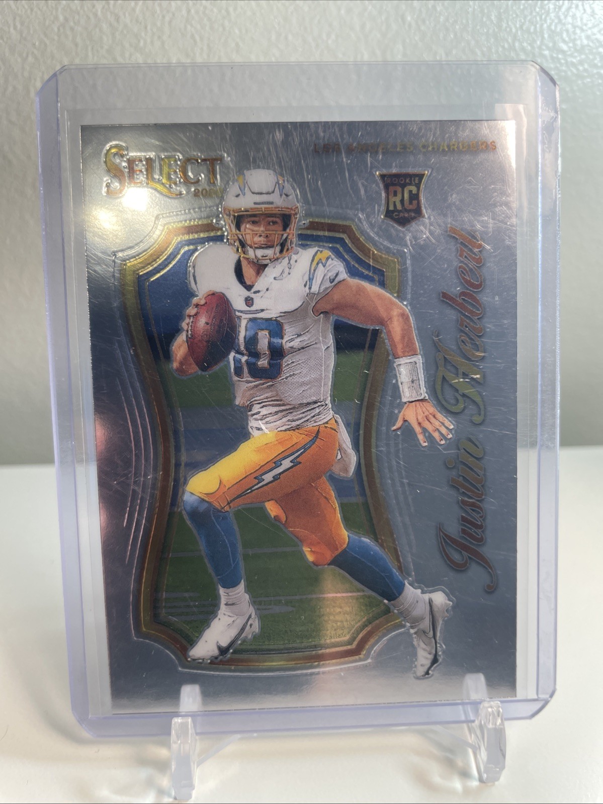 2020 Panini Select - Select Certified Rookies Justin Herbert #SCR-4 (RC)