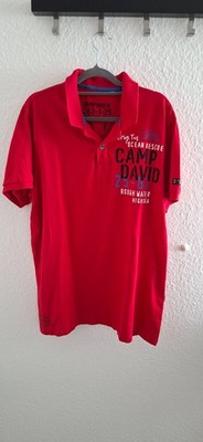 Camp David Herren Polohemd Größe XL