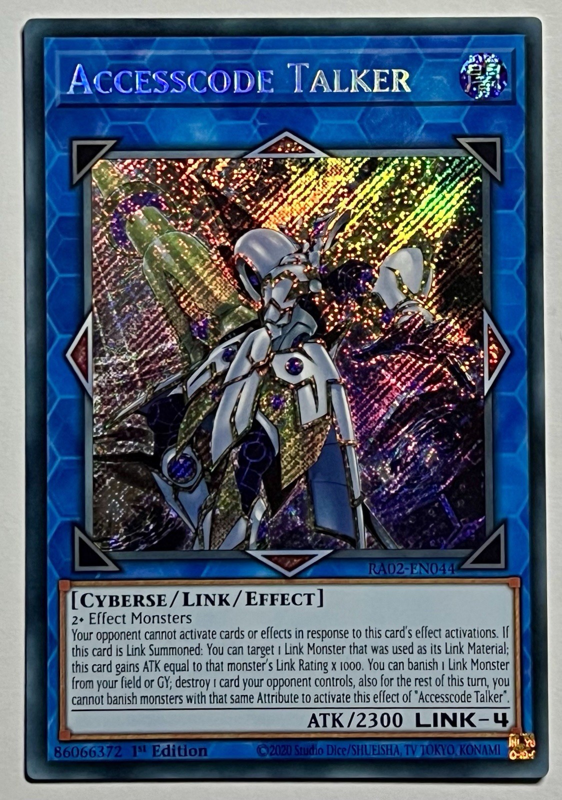 Accesscode Talker RA02-EN044 (NM) Secret Rare 1st Edition YuGiOh! TCG