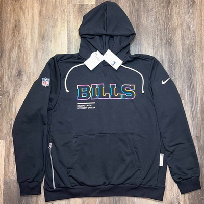 #ad #ad Nike AUTHENTIC 2025 Buffalo Bills Crucial Catch Hoodie Sideline Standard Issue $139.99