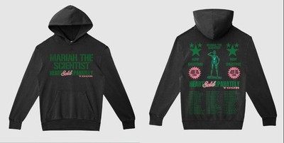 Marian The Scientist Hearts Sold Separately Tour Garment Dyed Black Hoodie