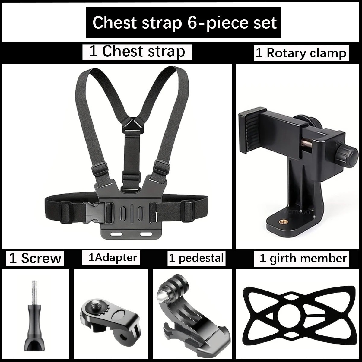 Adjustable Headband & Chest Mount | Shooting Stand for Phones  6 pic