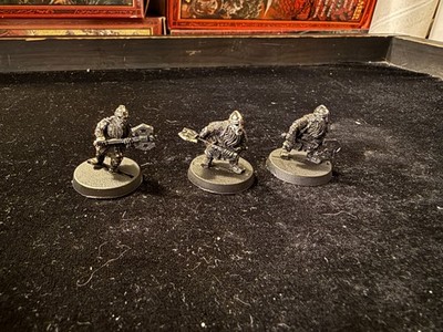 LOTR Games Workshop Khazad Guard Lot A METAL GW Hobbit Dwarfs