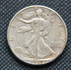 1947-D Walking Liberty Half Dollar - Circulated - 90% Silver    #N1697