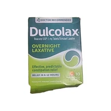 Dulcolax Laxative Constipation Relief 5mg 10 tablets EXP 03/2027