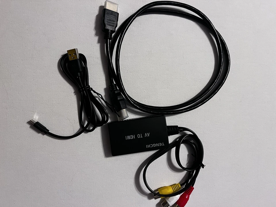 RCA AV to HDMI HD Converter Composite CVBS Audio Video Adapter Wii NES SNES - Image 2 of 3