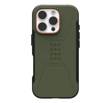 UAG Civilian MagSafe Apple iPhone 16 Pro (6.3') Case - Olive Drab (114444117272)