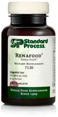 Standard Process Renafood Whole Food Kidney Health Supplement, 180 Tablets
