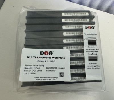 MSD Sector Imager Standard Microplate Multi-Array 96 Well # L15XA-3 QTY 10 !