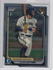 Filippo Di Turi 2024  Bowman Chrome 1st #BCP-101 Milwaukee Brewers