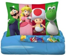 Super Mario Kids 2pc Reversible Twin/Full Comforter Set-W51053583400