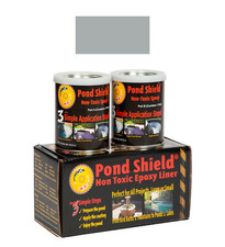 Pancerz stawowy SZARY-QT-R Pond Shield Epoksydowa wkładka w płyny-1,5 kwarty, szary - wodoodporny