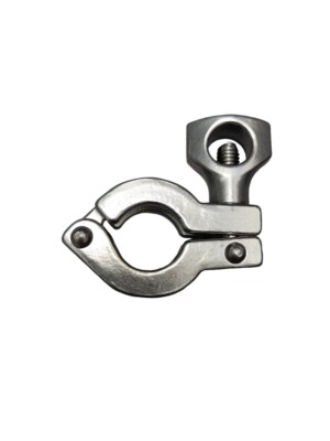 HINGE CLAMP CLAMP 13MHH 1/2''-3/4'' HEAVY DUTY SINGLE PIN SANITARY 3-A AISI 304