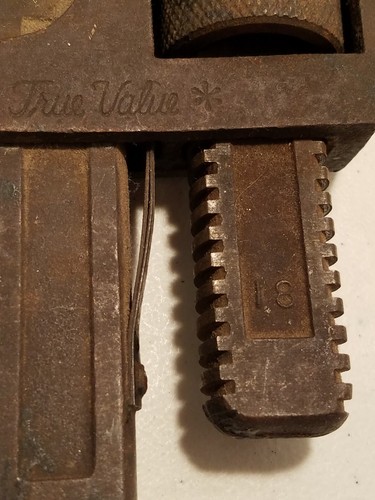 Antiker ECHTER WERT * Nr. 18 - verstellbare 18" Rohrzange 4,5 Pfund Klempner/Mechaniker - Bild 3 von 11