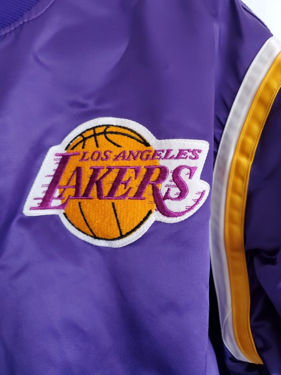 Vintage Los Angeles Lakers Authentic NBA Satin Bomber Vintage Los Angeles Lakers Authentic NBA Satin Bomber