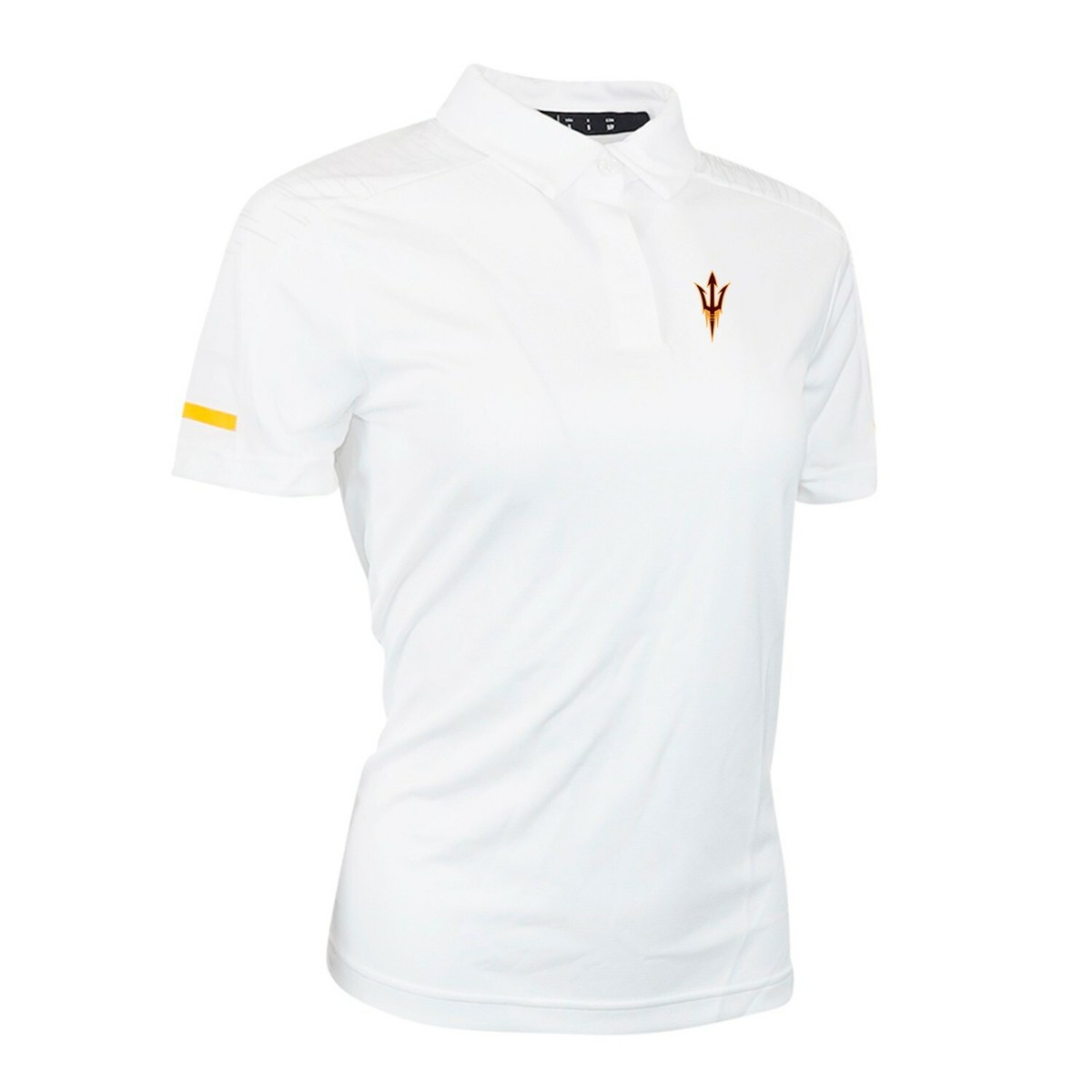 Arizona State Sun Devils NCAA Women's White Team Iconic Coaches Polo Shirt