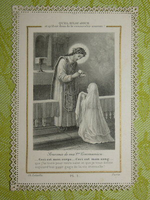 Pious image lace scissor what a beautiful day letaille Pl 1 