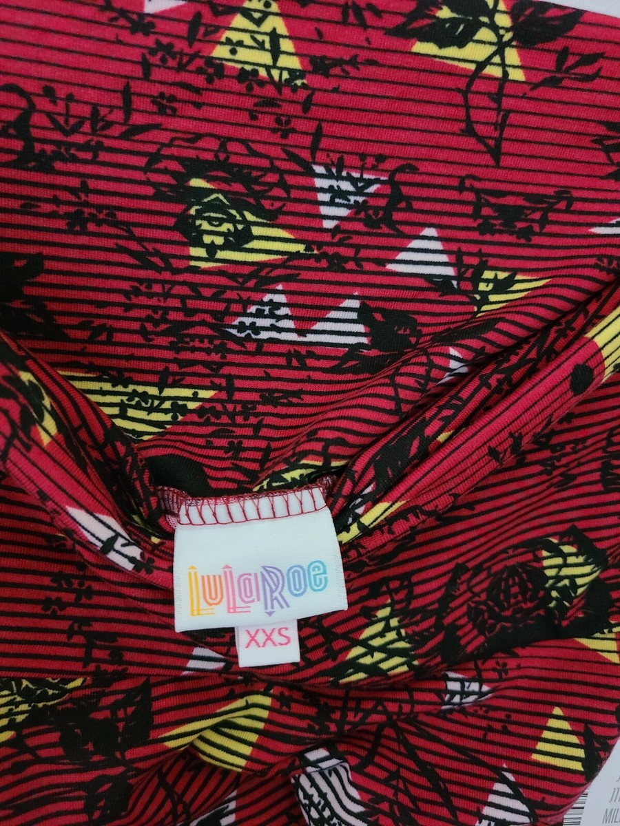 Robe Maxi LuLaRoe – Taille S – Imprimé Moutarde Et Fleurs Rouges – Neuve Avec étiquettes – Style Régulier