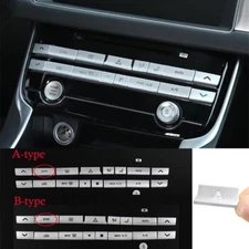 Alloy Air Conditioning Button Cover Trim For Jaguar F-PACE XF XFL 2016-21 XE XEL