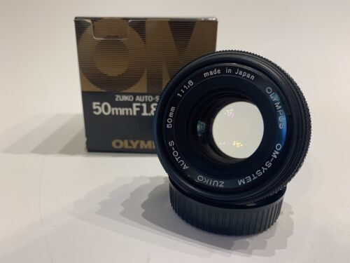 Olympus OM-System Zuiko Auto-S 50mm f1.8 MF Lens for OM1, OM2, OM4