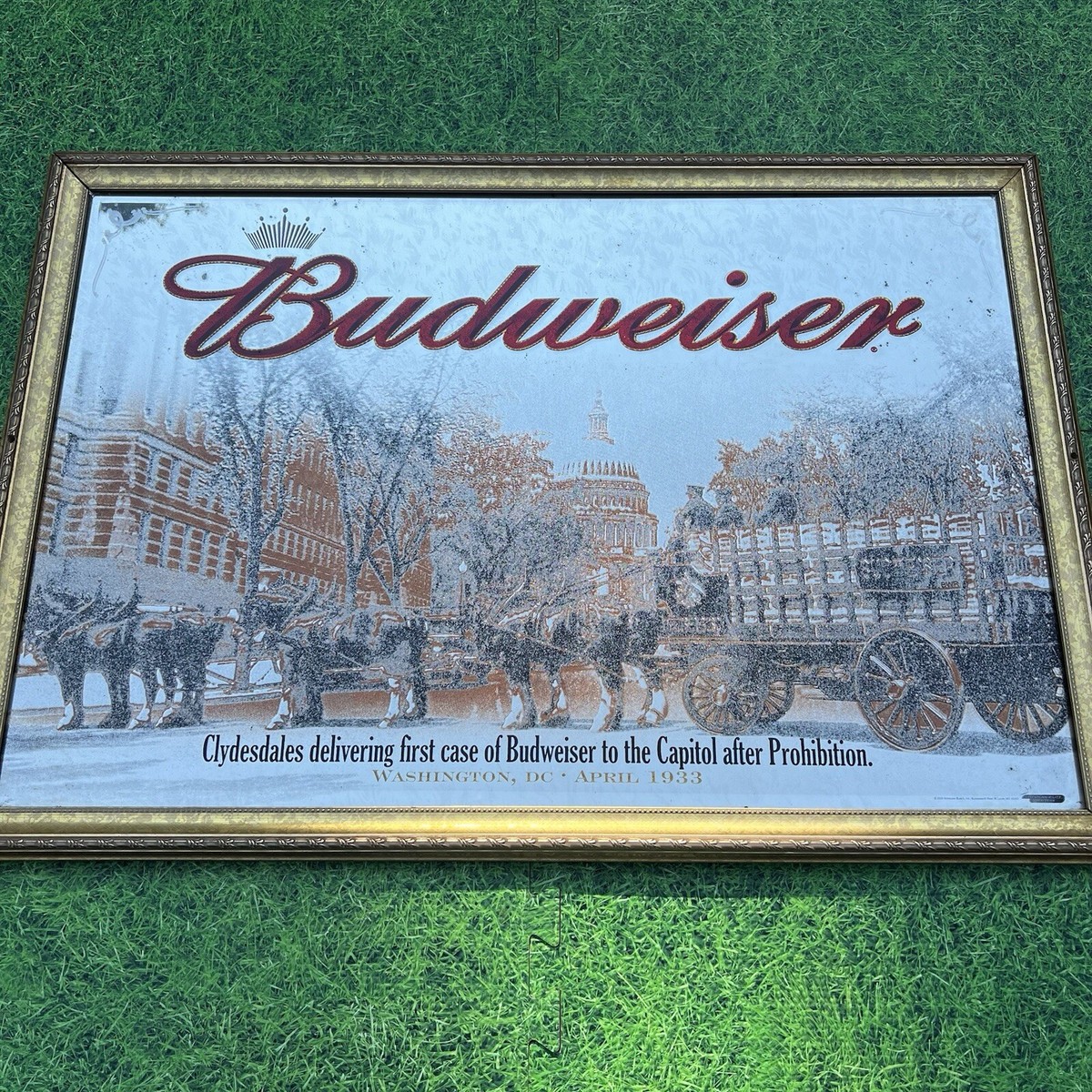 Budweiser Clydesdale Mirror 36