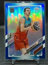 TUDOR SOMACESCU 2021-22 TOPPS CHROME OVERTIME ELITE BLUE REFRACTOR RC #52/99