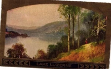 1909 Lake Luzerne New York NY Vintage Postcard Posted Divided Back