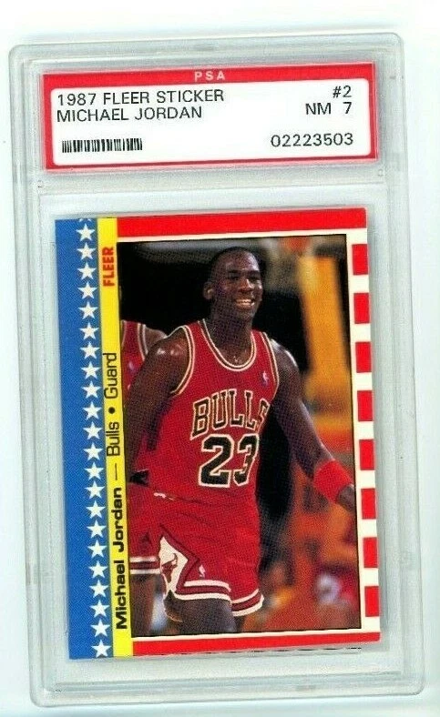 1987 Fleer Sticker Michael Jordan for sale | eBay