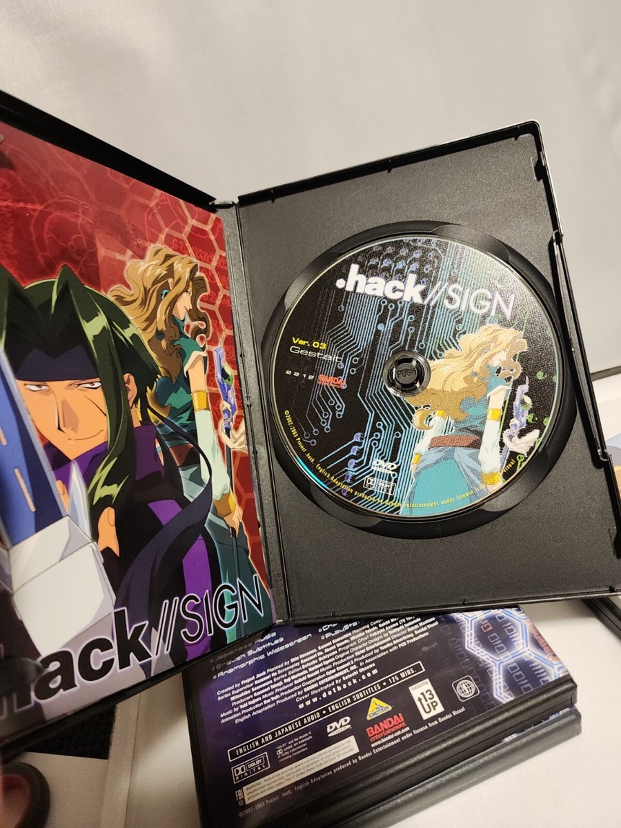 Hack Sign PLATINUM EDITION Complete DVD Set Ver 1-6 Anime
