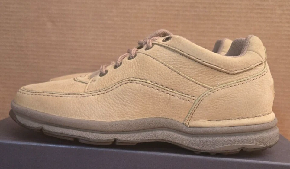 Rockport 男式世界巡回赛经典尺寸:8 X 宽砂磨 K70883 — 第 3/4 张图片