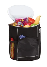 round ice lunch fishing camping water beverage food insulated mesh cooler G7226