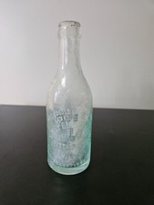 Antique Henry Burkhardt Aqua Blue Bottle