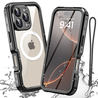MagSafe Magnetic Waterproof Case For iPhone 16 Pro Max/16 Plus Shockproof Cover
