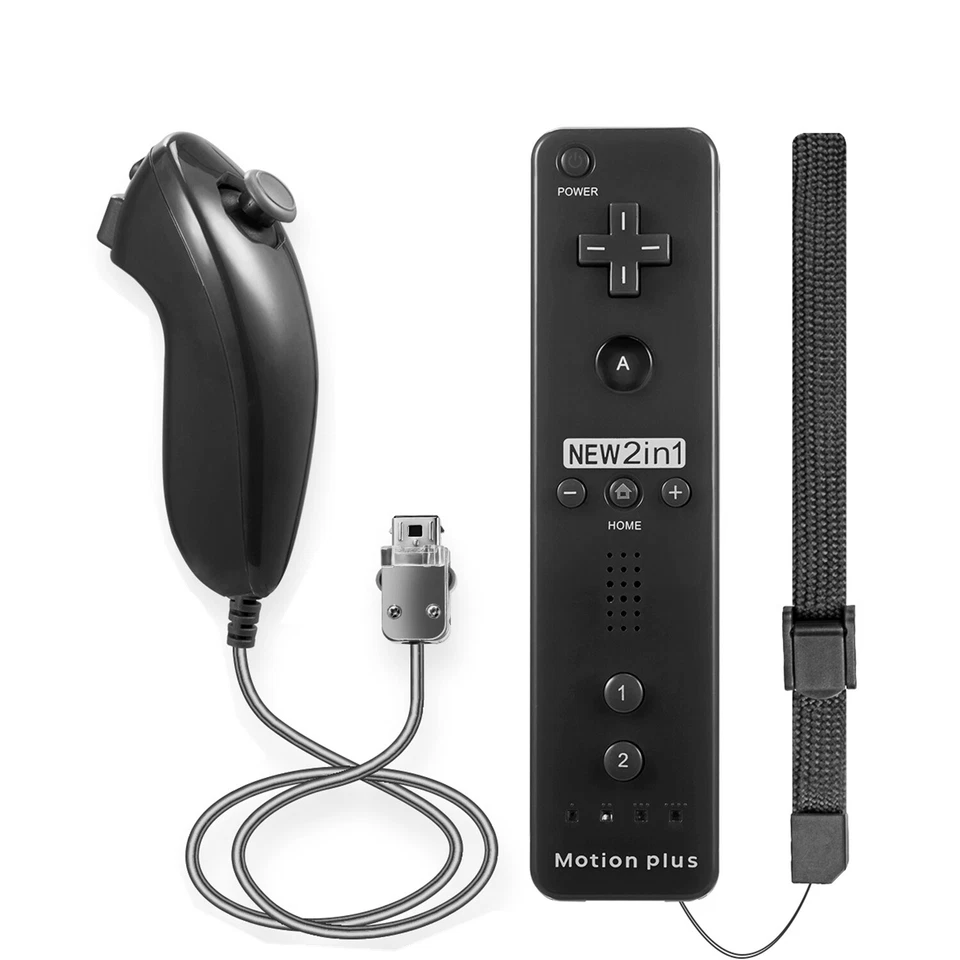 Brand New Built in Motion Plus Remote Controller And Nunchuck For Wii & Wii U - Image 4 of 4
