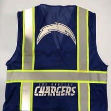 LOS ANGELES CHARGERS BLUE REFLECTIVE SAFETY VEST W/REFLECTIVE LOGO