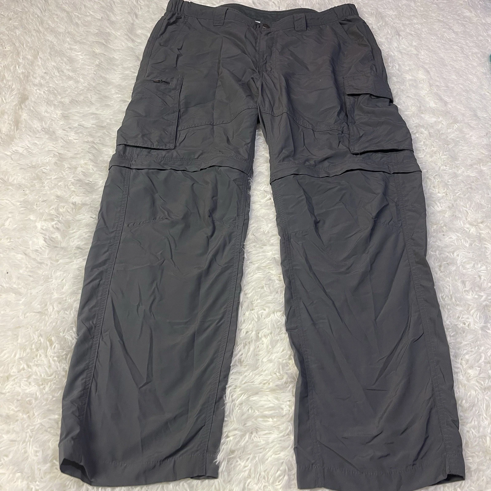 Columbia PFG Convertible Zip Off Pants Shorts Outdoor Fishing UPF Size 36x 30