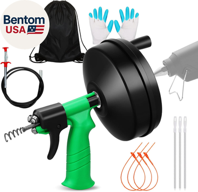 #ad #ad 50 Ft Drain Snake Fast Unclog Snake Manual amp; Electric Drain Auger for Shower S $93.00