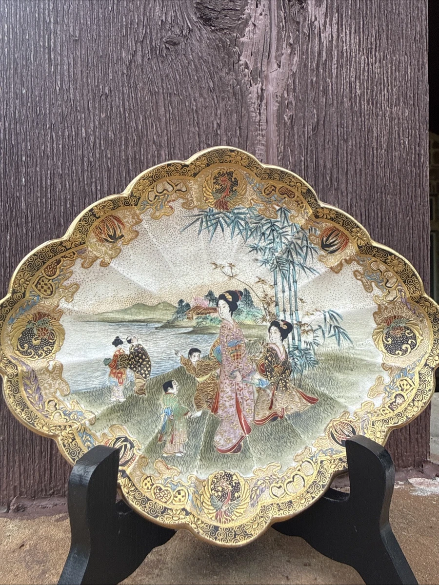 陶瓷古董原始1850-1899 年日本盘子| eBay