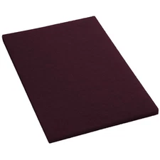 Case of 10 Sanico MVP Home Run 14" x 20" Maroon Preparation Stripping Floor Pad