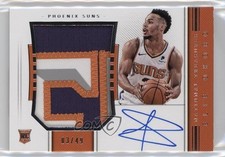 2018 Panini National Treasures Rookie Horizontal 3/49 Elie Okobo Patch Auto 2d9