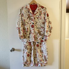 Nick Nora Flannel Pajamas Set How To Make Sew A Sock Monkey Womens S Top Pants