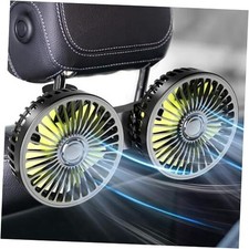 Car Fan for Backseat kids, Dual Head USB Car Seat Fans, 360  Rotatable Large