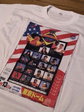 NOS vintage 1990 WWF New Japan wrestling summit t shirt L Hulk Hogan 90s 
