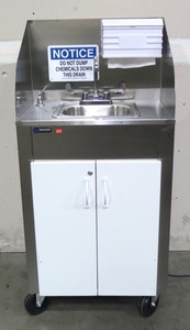 R200261 Ozark River Portable Hot Water Sink ESPRWW-SS-SS1N - Self Contained