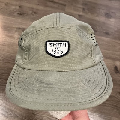 Smith Optics 5 Panel Hat Cap Green Adjustable OSFM Camp Trucker