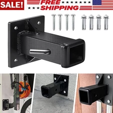 Bolt on Hitch Receiver Tube 2 Inch Hitch Wall Mounted Hitch Mount Bike Rack NEW